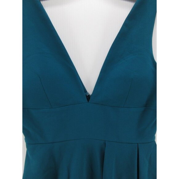 Laundry by Shelli Segal Dress 8 Sheath Padded Ruffled Cocktails Party - Picture 2 of 10